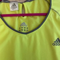 Нова оригинална тениска блуза Adidas  Адидас неоново зелено сигнално жълто , снимка 7 - Тениски - 36748163
