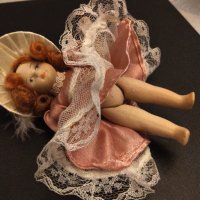 Двойка барокови изцяло порцеланови куклички , снимка 5 - Колекции - 29545979