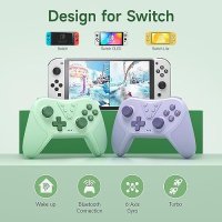 Нов безжичен джойстик контролер за Nintendo Switch/Lite/OLED игри геймър, снимка 6 - Аксесоари - 42242463