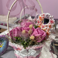 Кашпи със сапунени ароматни рози, снимка 7 - Подаръци за жени - 44308109