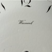 стар емайлиран циферблат от стенен/паркетен/ часовник "Warmink", снимка 4 - Стенни часовници - 34923495