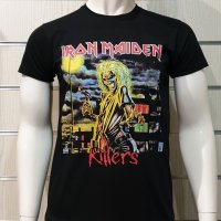 Нова мъжка тениска с дигитален печат на музикалната група IRON MAIDEN - KILLERS, снимка 7 - Тениски - 37106941