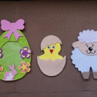 Яйце с джоб за прибори за Великден,овца,зайче, снимка 5 - Декорация за дома - 40077781