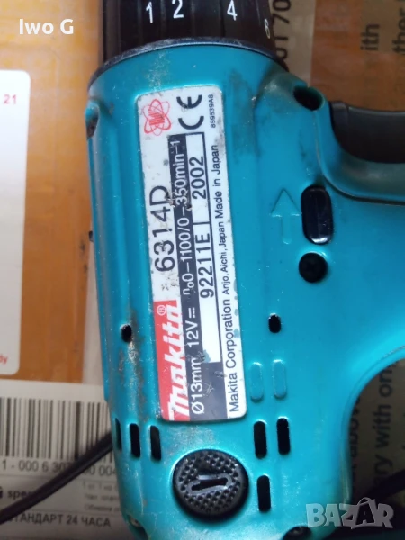 Акумулаторна дрелка Makita 6314D, снимка 1