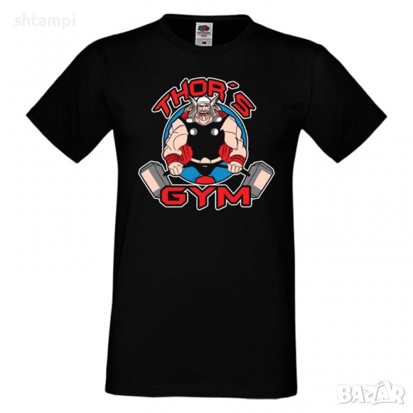 Мъжка тениска Thor's Gym Thor Thor's Gym Thor фитнес ,тренировки, спорт,, снимка 1