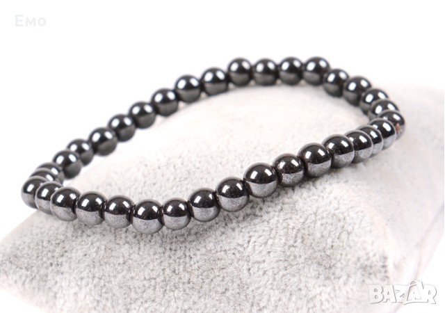 Магнитна гривна от хематит за кръвното налягане, снимка 1