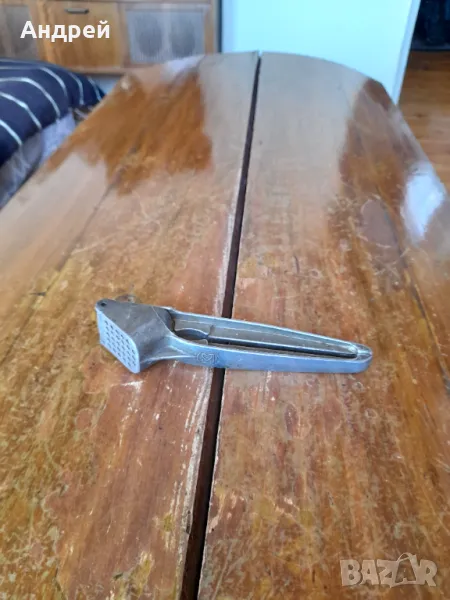 Стара алуминиева преса за чесън #6, снимка 1