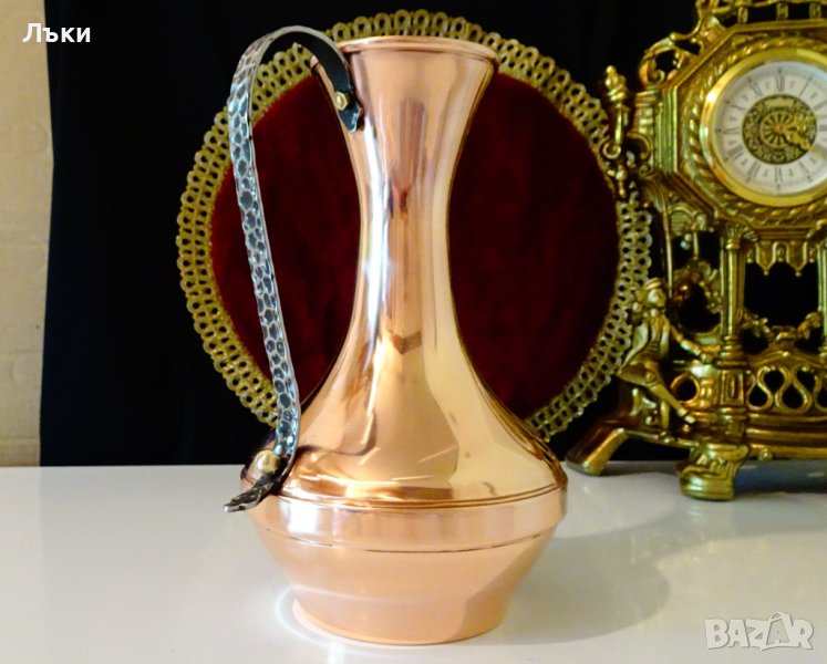  Медна кана за вино 1 литър. , снимка 1