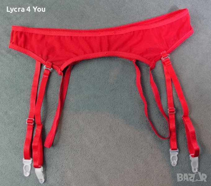 Червен тюлен колан за жартиери M/L размер, снимка 1