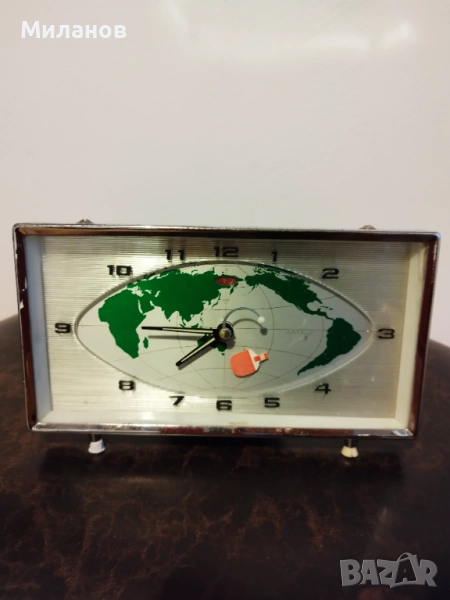 Стар анимиран будилник, настолен часовник, снимка 1