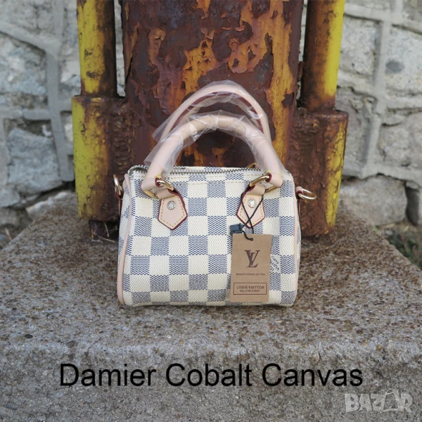 👜 Louis Vuitton Mini Bag – Damier Azur & Damier Cobalt Canvas 👜, снимка 1