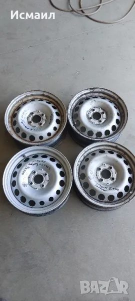 Железни джанта за Smart Fortwo, Forfour 15ц, снимка 1