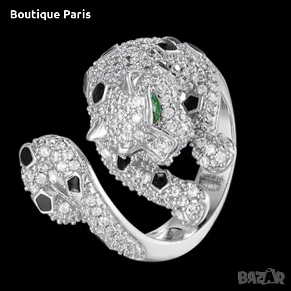 Cartier Panthere пръстен  с лабораторни диаманти , снимка 1