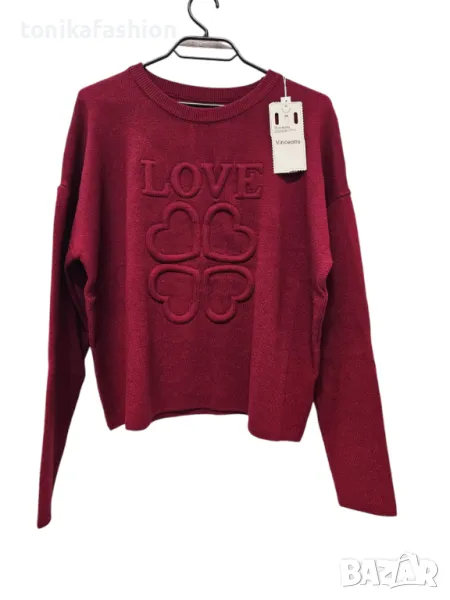 Дамски овърсайз пуловер , снимка 1