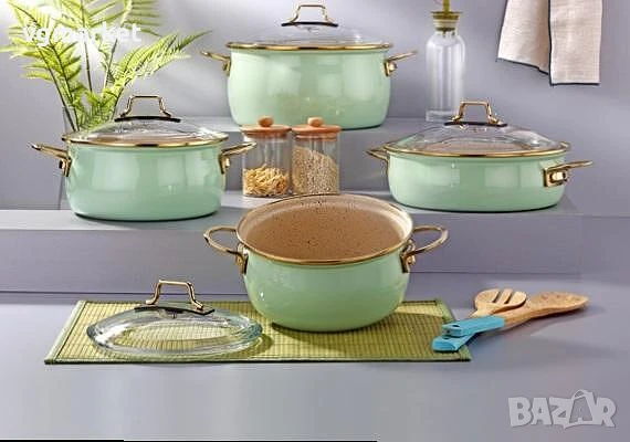 Комплект тенджери Bonera Vintage 8 части, снимка 1