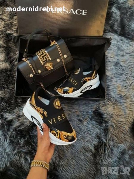 Комплект чанта и спортни обувки Versace , снимка 1