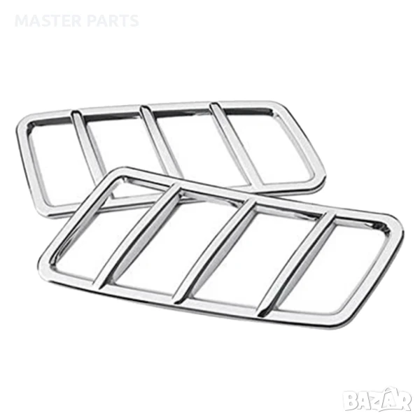 Хромирани добавки за отворипреден капак Mercedes w166 ML GLE GL GLS, снимка 1