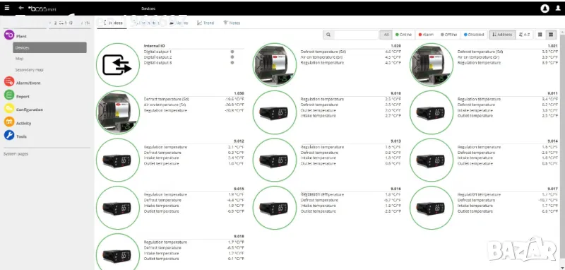 Изграждане на системи за мониторинг на хладилни камери и хладилни витрини, снимка 1