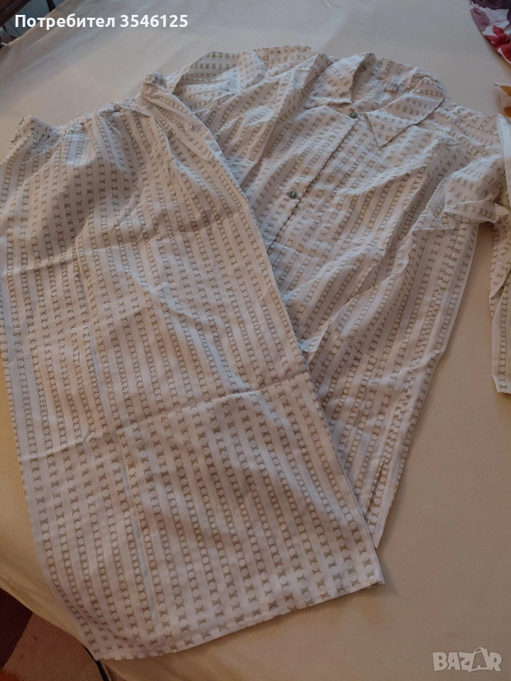 Дамска пижама от соца. Нова. Размер 96/170, снимка 1