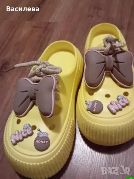 Жълти кроксове/ сабо, снимка 1