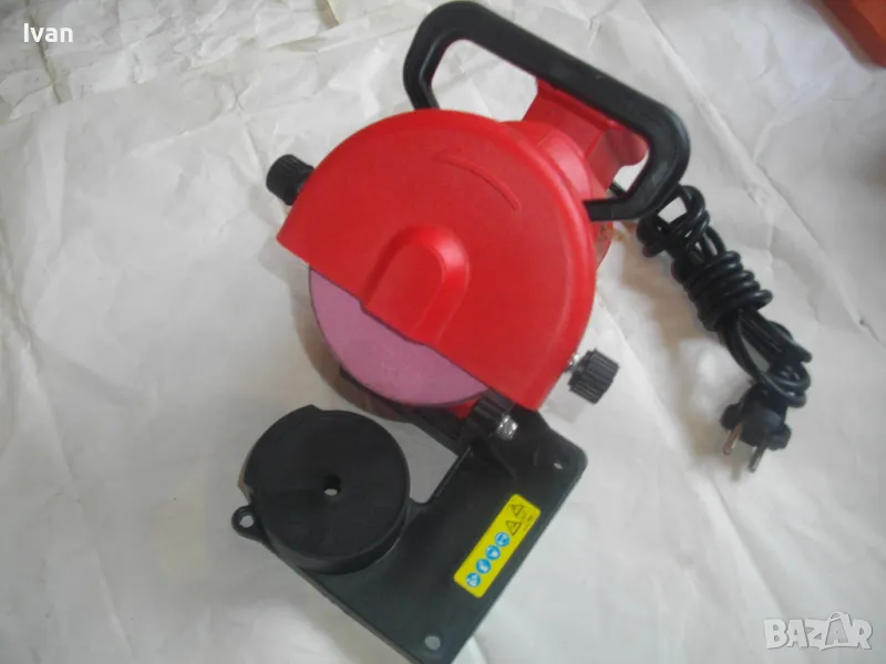 220 вата Немска електрическа МАШИНА ЗАТОЧВАНЕ ВЕРИГИ със забележка искрене ATIKA, снимка 1