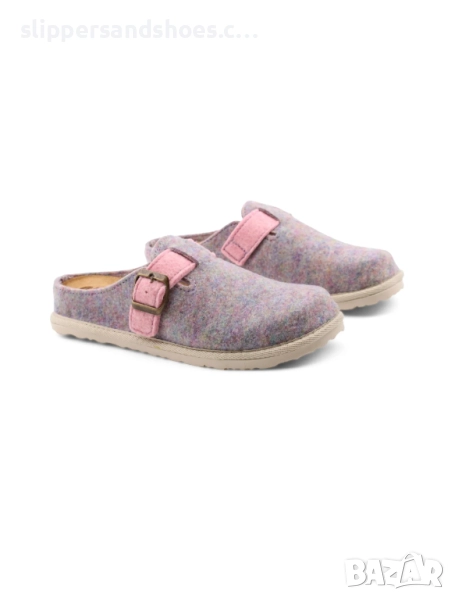 Дамски домашни чехли Inblu филц цвят лилав 36/41, снимка 1
