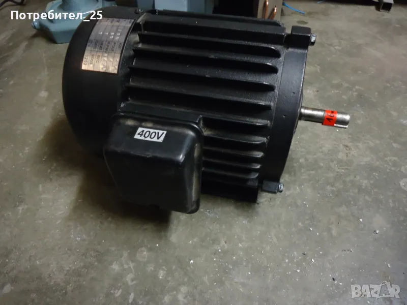 Трифазен ел.мотор 0,75KW- 1400 об/мин., снимка 1