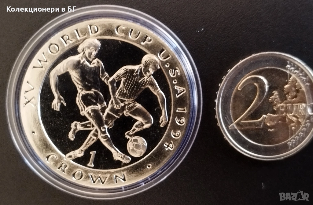 1 КРОНА 1994 ГОДИНА - ОСТРОВ МАН, снимка 1