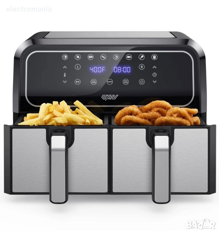 фритюрник с горещ въздух с две кошници INNSKY AFEU8PD, снимка 1