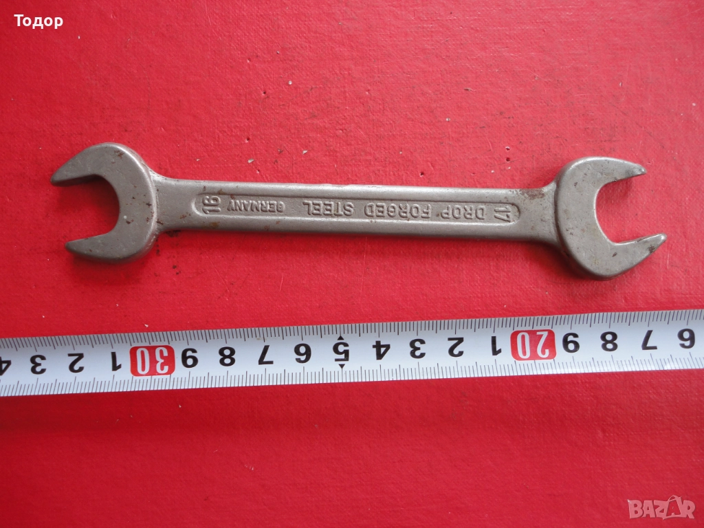 Немски гаечен ключ Drop Forget 16/17, снимка 1