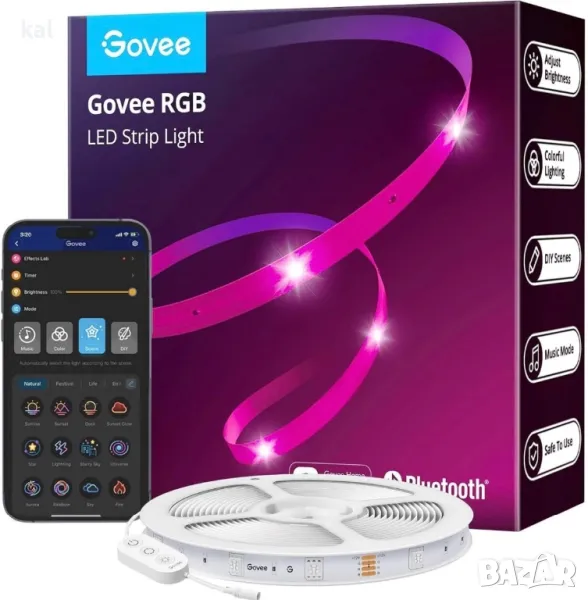 Govee 20м RGB LED Лента, снимка 1
