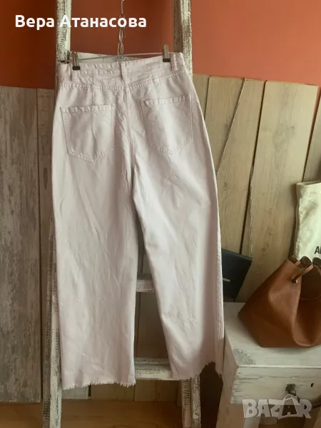 🌸 Дънки Divided с широки крачоли в бледо розов цвят🌸, снимка 1