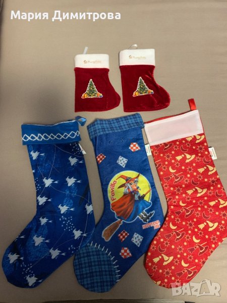 Коледни чорапчета за лакомства, снимка 1