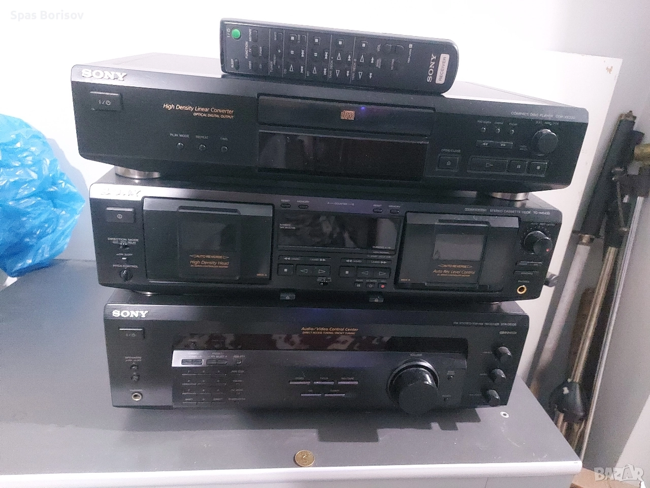 Сони компоненти сд дек усл.с тунер, снимка 1