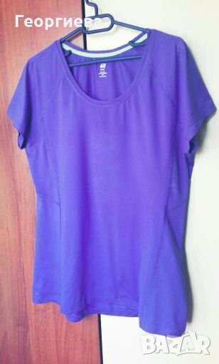 Спортна лилава тениска, голям размер👕🍀L,XL👕🍀арт.597, снимка 1