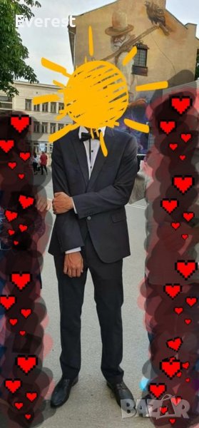 ARMANI костюм тъмносин 175 см,/ 52 размер, снимка 1