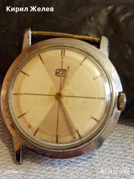 Стар механичен часовник мъжки UHF RUHLA ANTI-MAGNETIC за КОЛЕКЦИЯ 51452, снимка 1