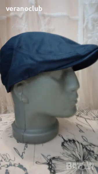 Мъжки летен каскет Син деним , снимка 1