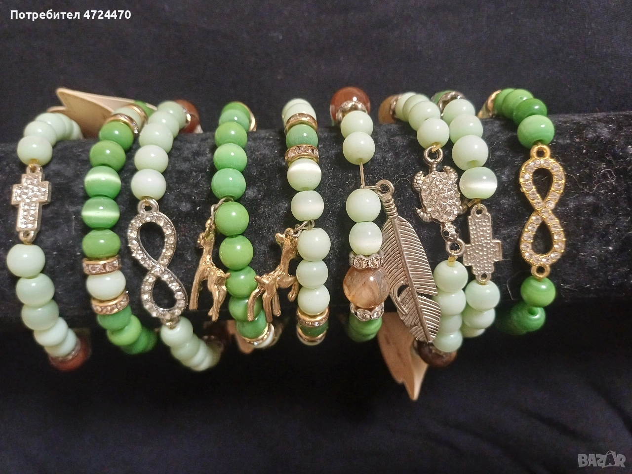 Ръчно изработени гривни със специални камъни ✨, снимка 1