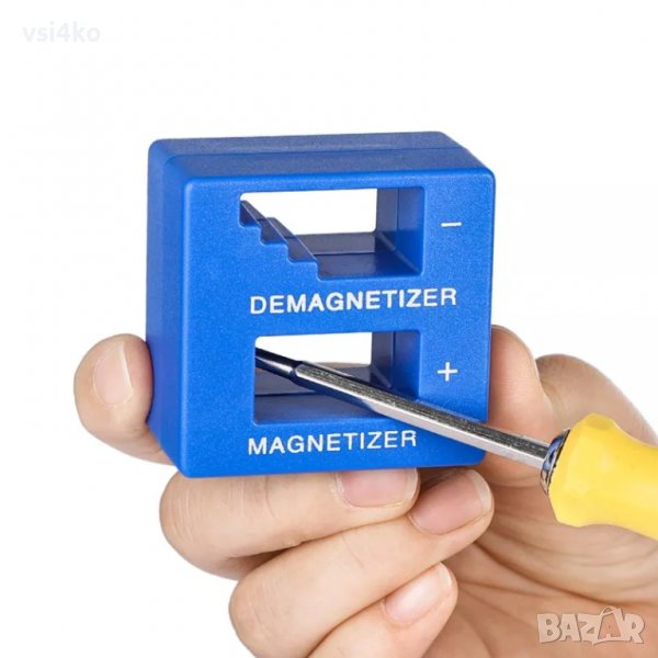 Инструмент за магнетизиране и демагнетизиране на отвертки и инструменти, снимка 1