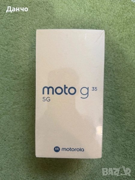 Чисто нов телефон Motorola moto g35-Midnight Black+подарък слушалки, снимка 1