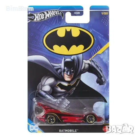 Оригинална количка Hot Wheels BATMAN - Batmobile, снимка 1