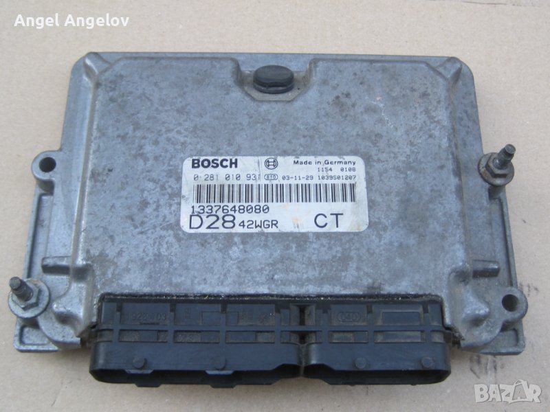 Компютър ECU 0281010931 Bosch 1337648080 Fiat Ducato 2.8JTD CITROEN JUMPER BOXER, снимка 1