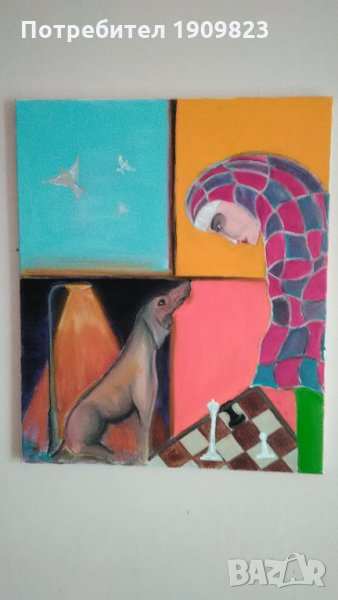 Масло върху платно , снимка 1