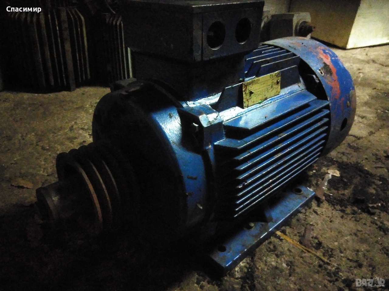 Ел двигател 15 kw на 1455обр , снимка 1