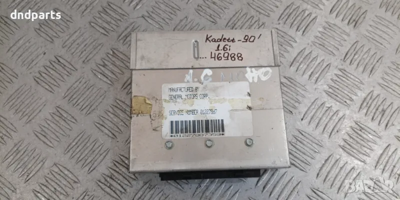 Компютър Opel Kadett 1.6i 1990г. 01227887, снимка 1