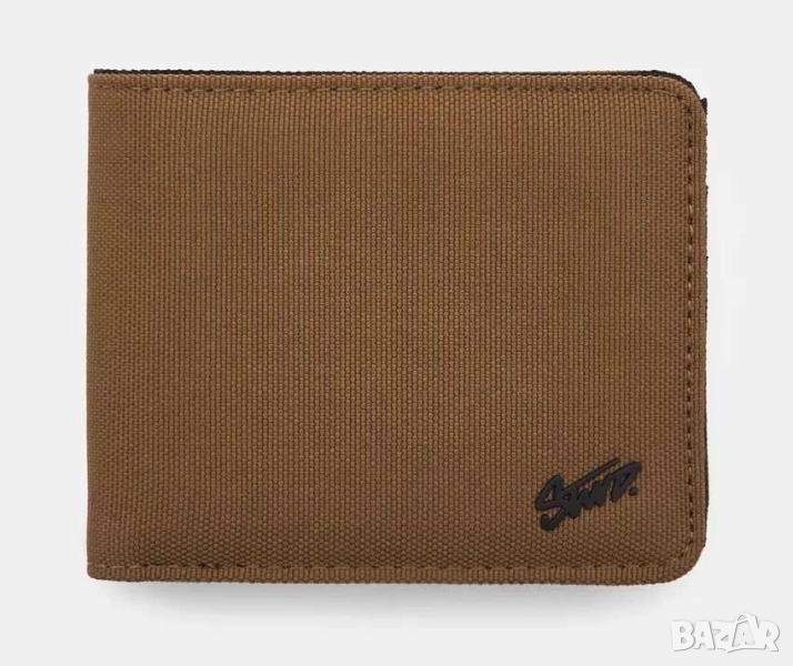 Мъжко портмоне с отделение за монети Pull&Bear, 100% полиестер, Кафяво, снимка 1