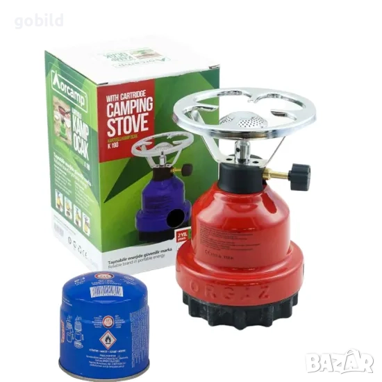 НАЙ НИСКА ЦЕНА!!! Котлон Orgaz газов за флакон 85 г/ч, 1.08 kW, K-190, Къмпинг, снимка 1