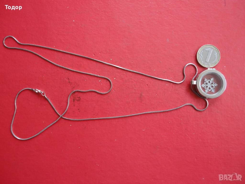 Страхотно колие гердан медальон 3, снимка 1