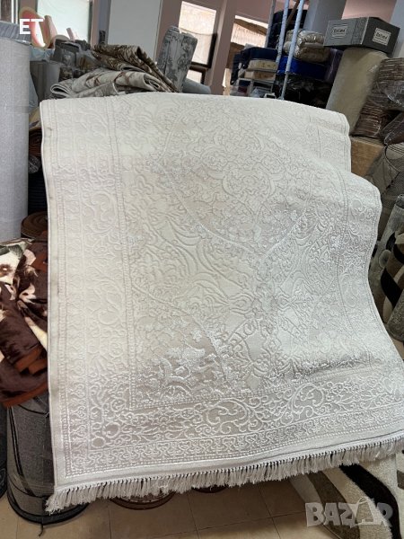 Луксозна Бяла пътека,килими, снимка 1